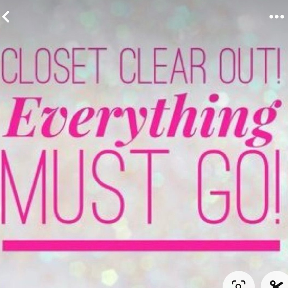 Everything must go ❤️